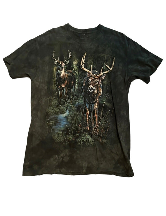 vintage streetwear large the mountain deer t-shirt