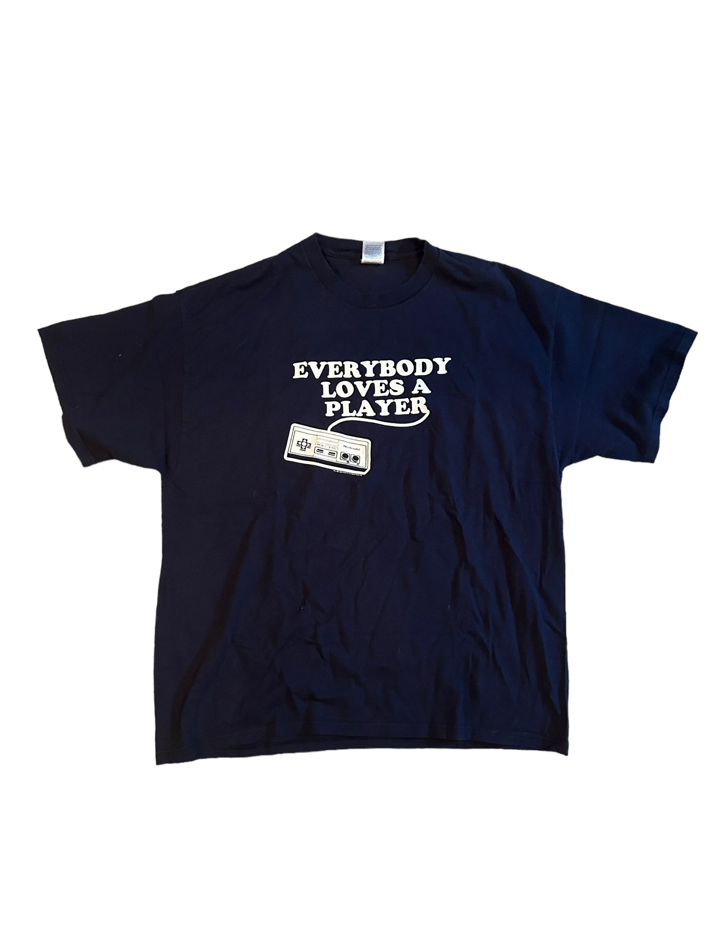 vintage x-large everybody loves a player nintendo t-shirt