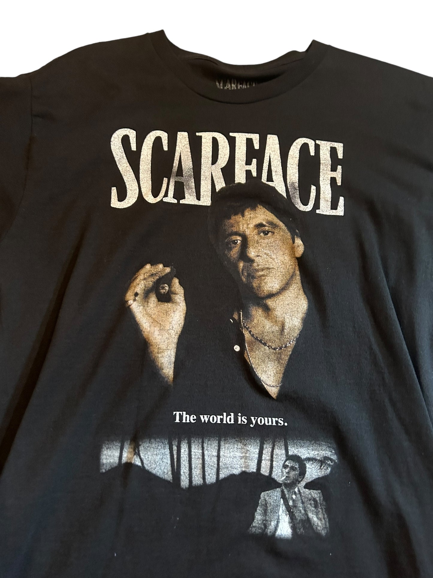 streetwear x-large scarface movie t-shirt