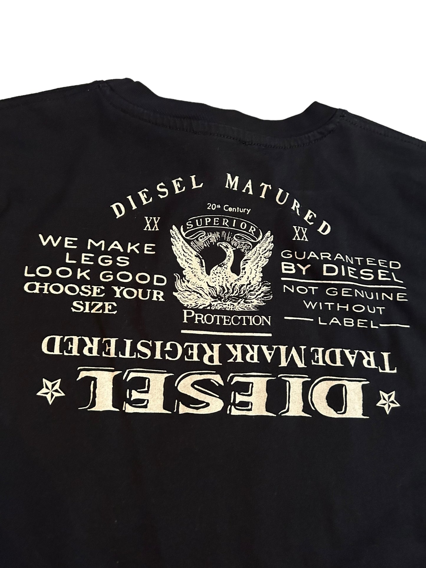 streetwear x-large diesel t-shirt