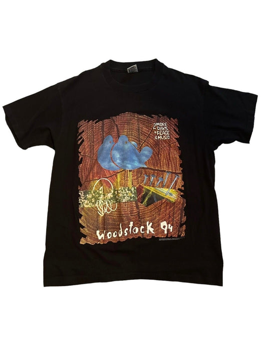 vintage streetwear x-large woodstock 1994 t-shirt