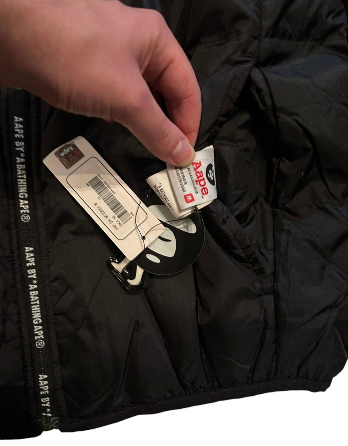 streetwear medium aape by a bathing ape jacket