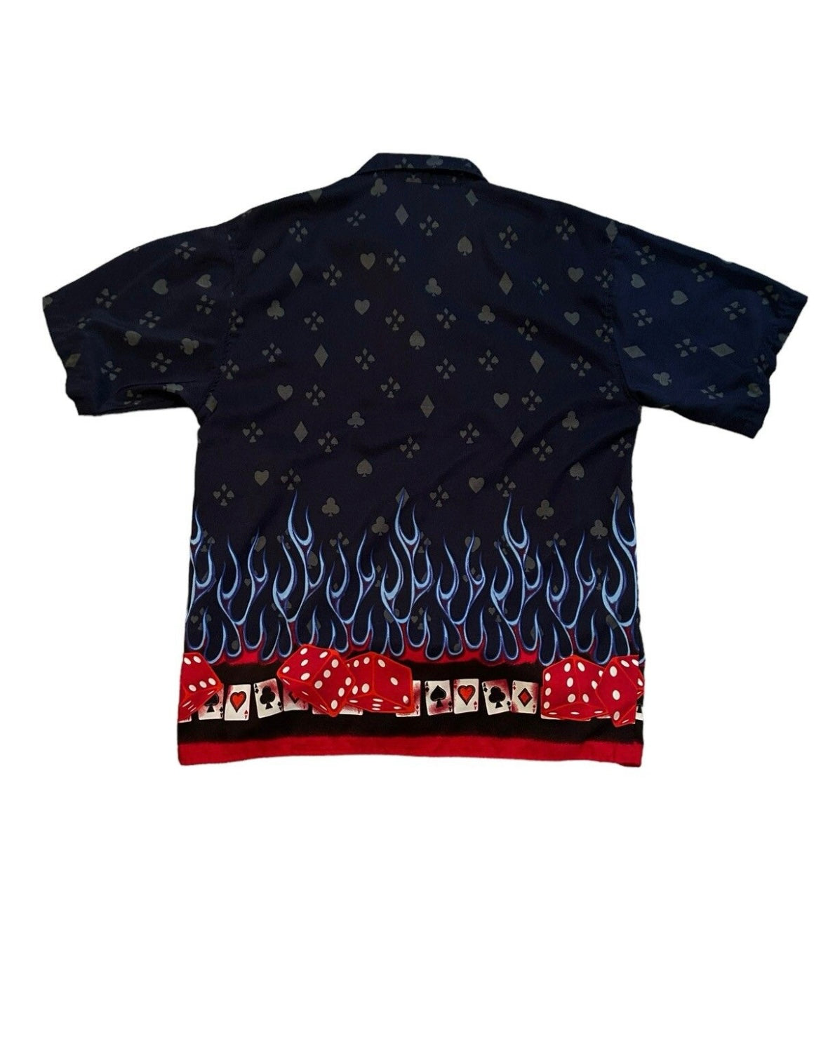 vintage streetwear x-large las vegas button-up shirt