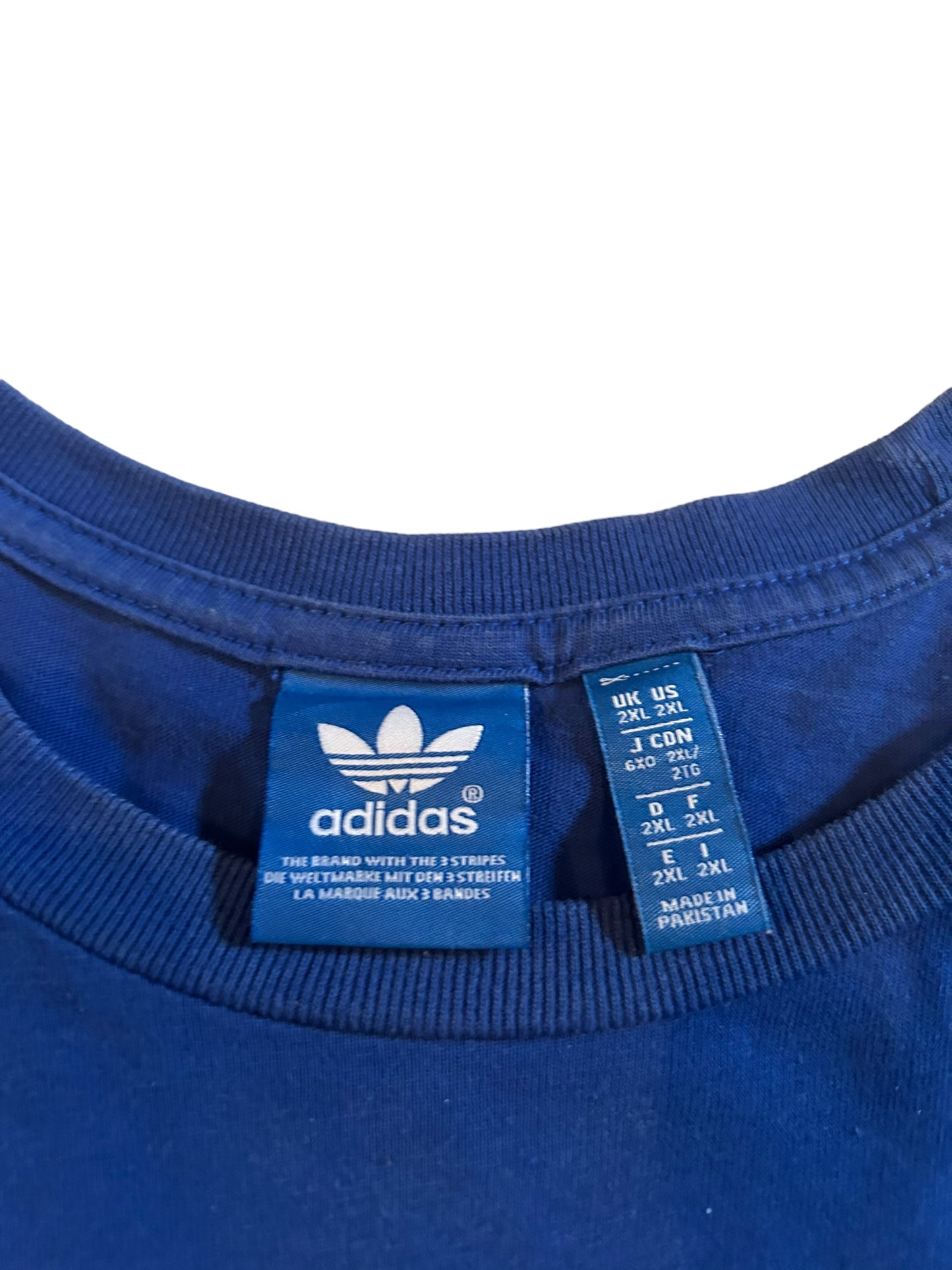 streetwear xx-large adidas t-shirt