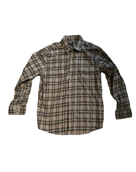 streetwear large dickies flannel button-up shirt