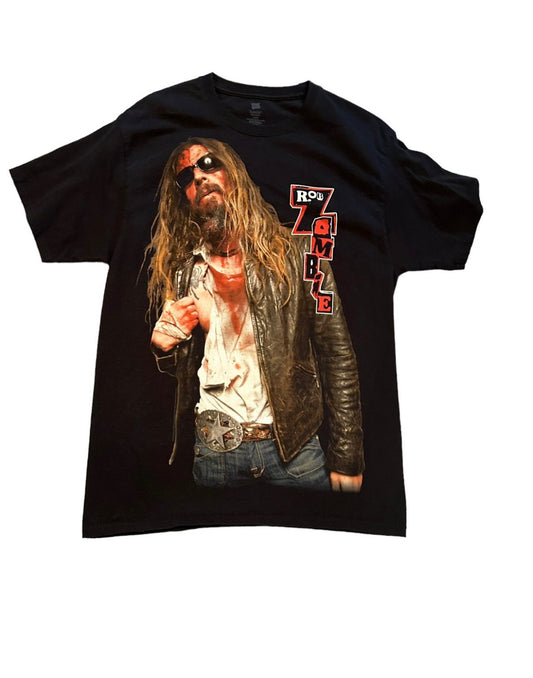 vintage streetwear large rob zombie band t-shirt