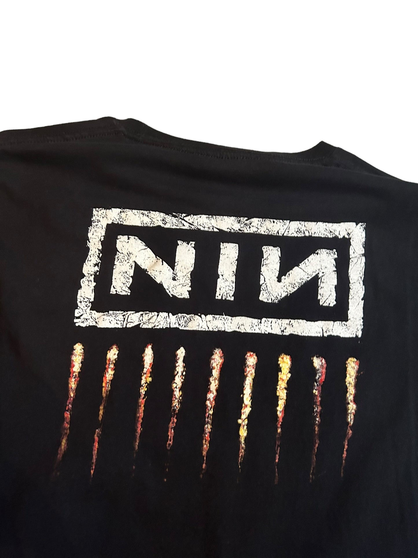 vintage streetwear x-large nine inch nails t-shirt