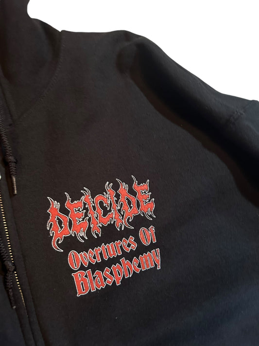 vintage streetwear xx-large metal band deicide hoodie