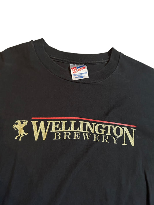 vintage streetwear x-large wellington brewery t-shirt