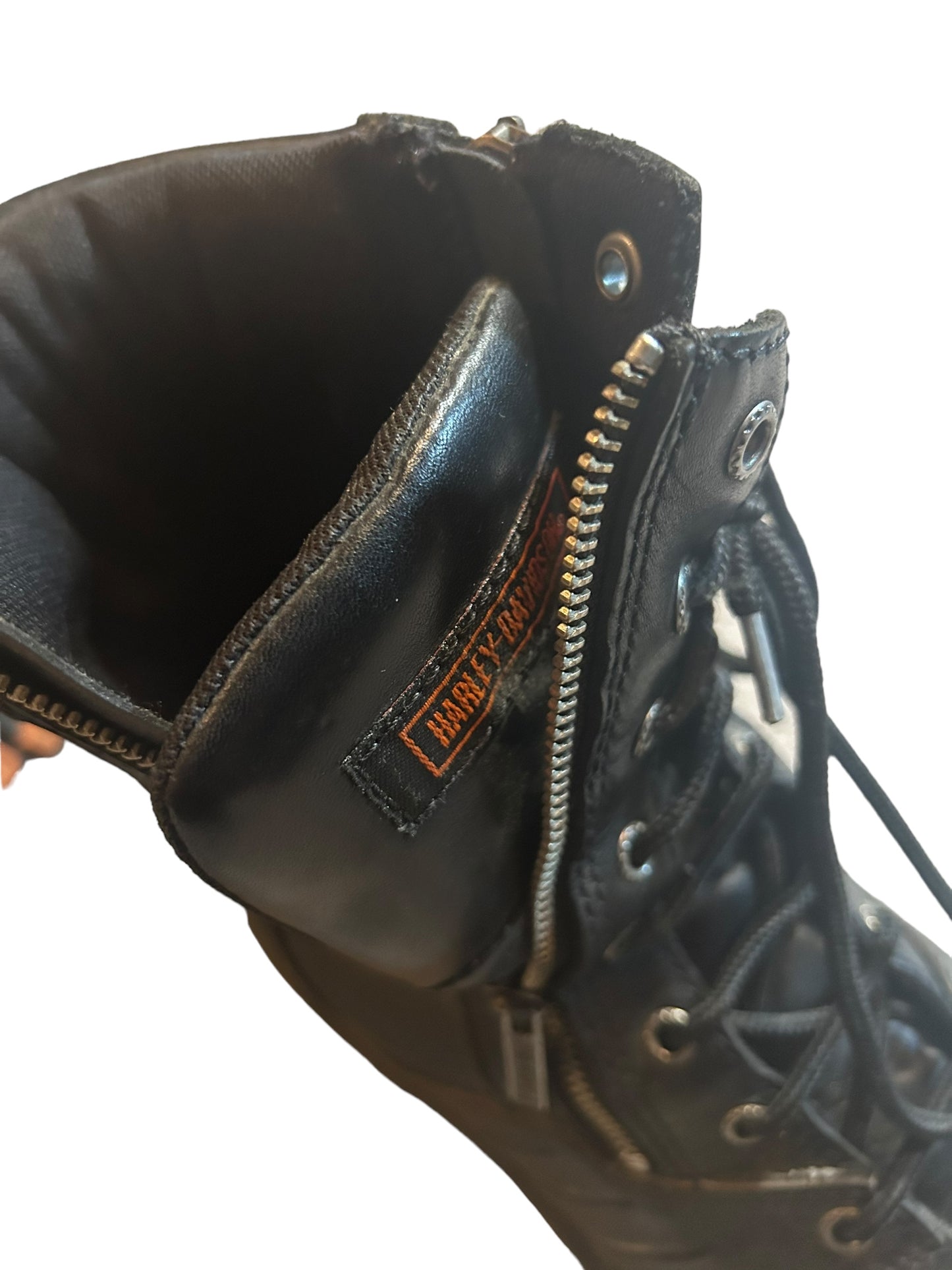 vintage streetwear size 9.5 harley davidson boots