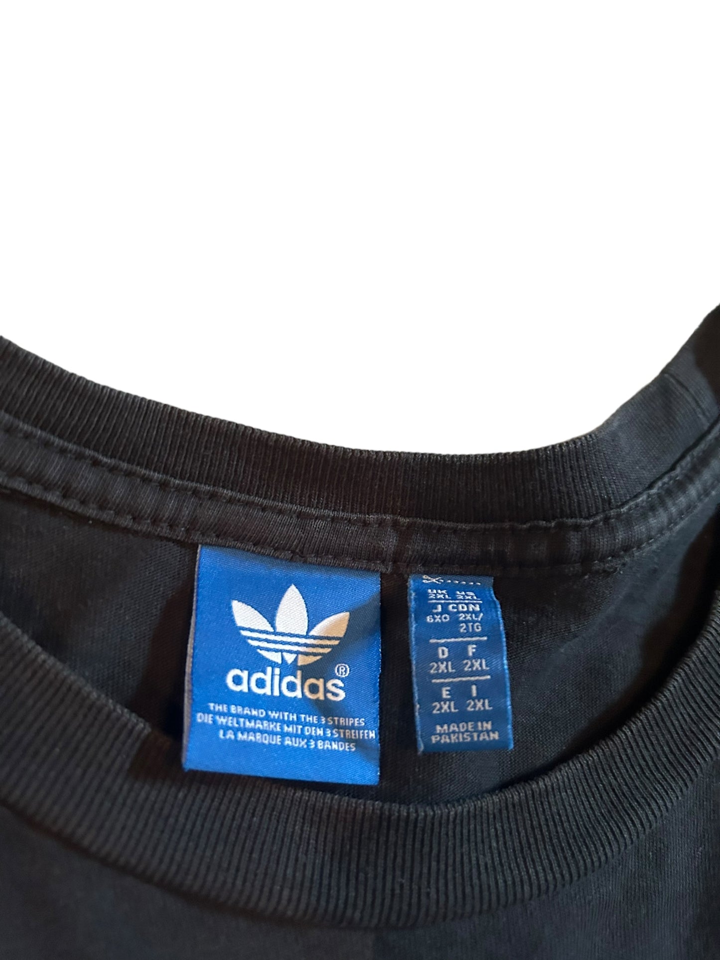 streetwear xx-large adidas t-shirt