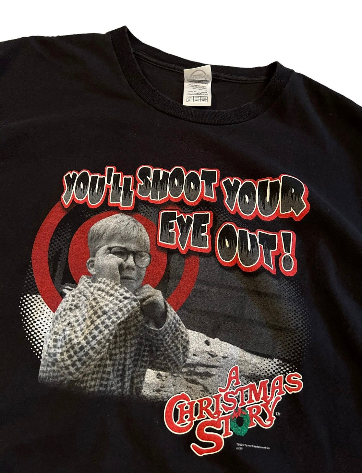 vintage streetwear xx-large a christmas story movie t-shirt