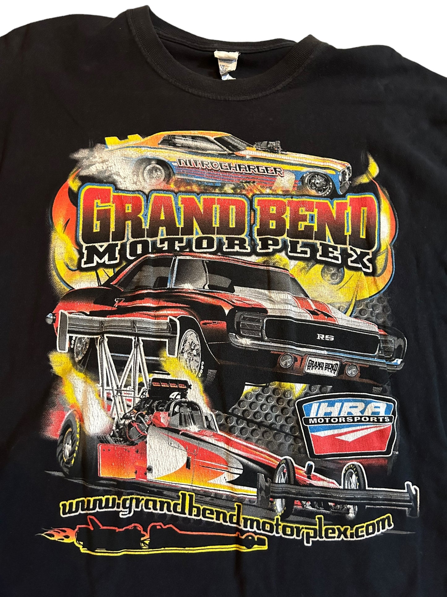 vintage streetwear x-large grand bend motorplex t-shirt