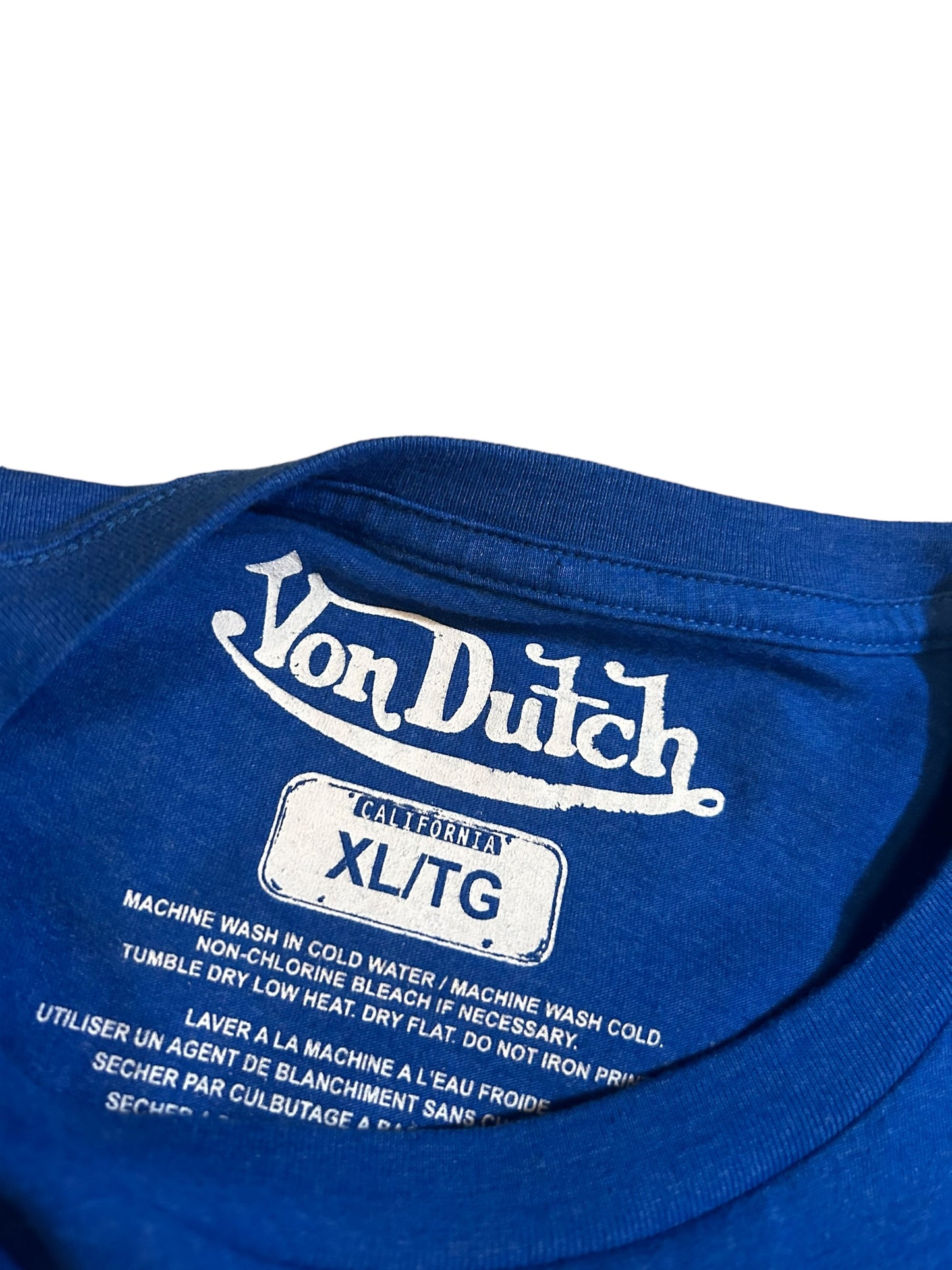 streetwear x-large von dutch t-shirt