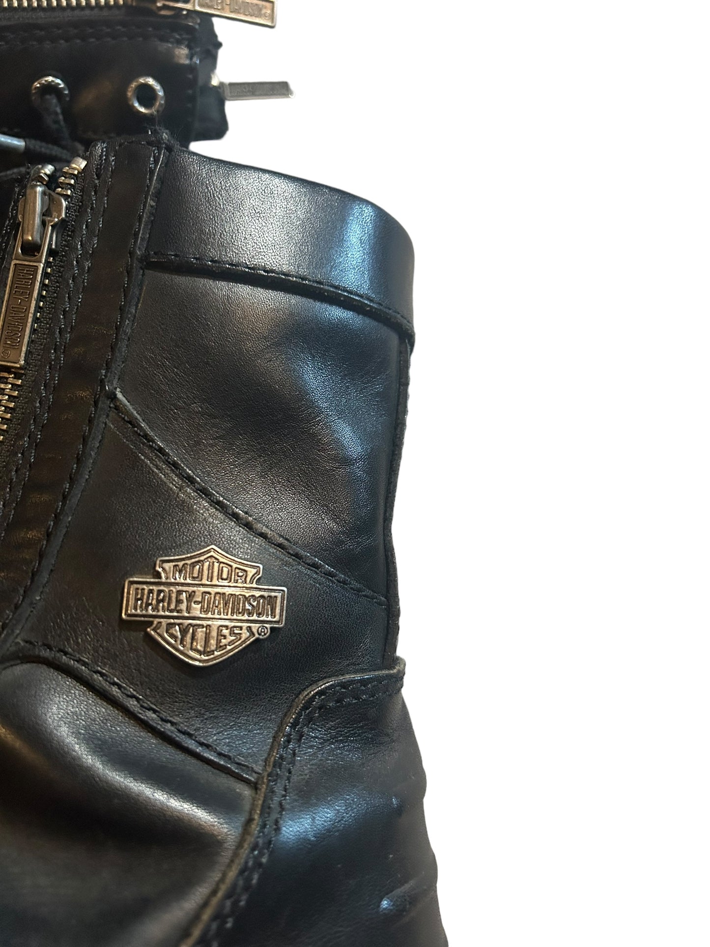 vintage streetwear size 9.5 harley davidson boots