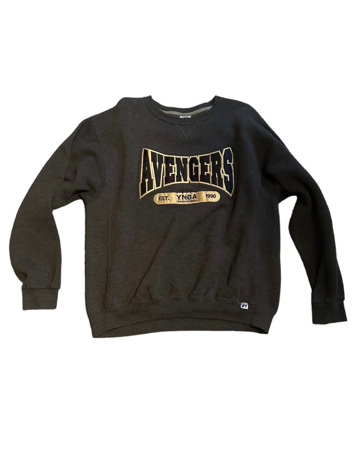 vintage streetwear large avengers russel athletic sweatshirt