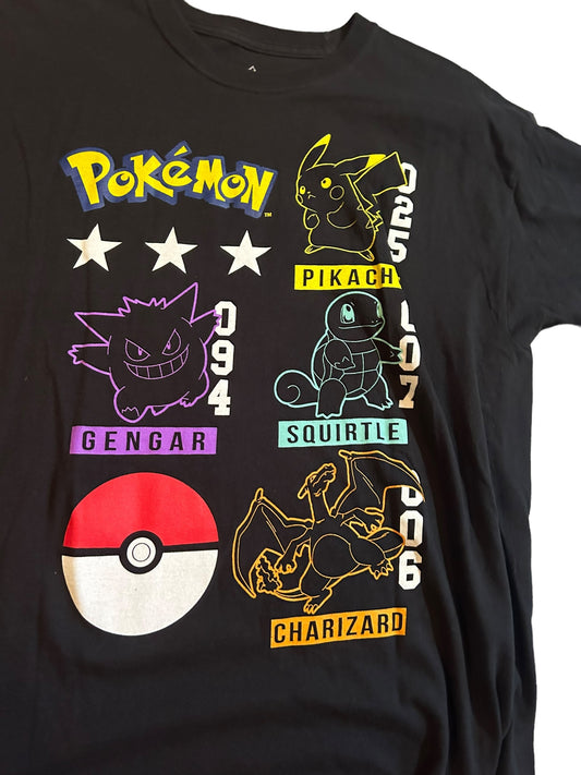 streetwear large pokemon t-shirt