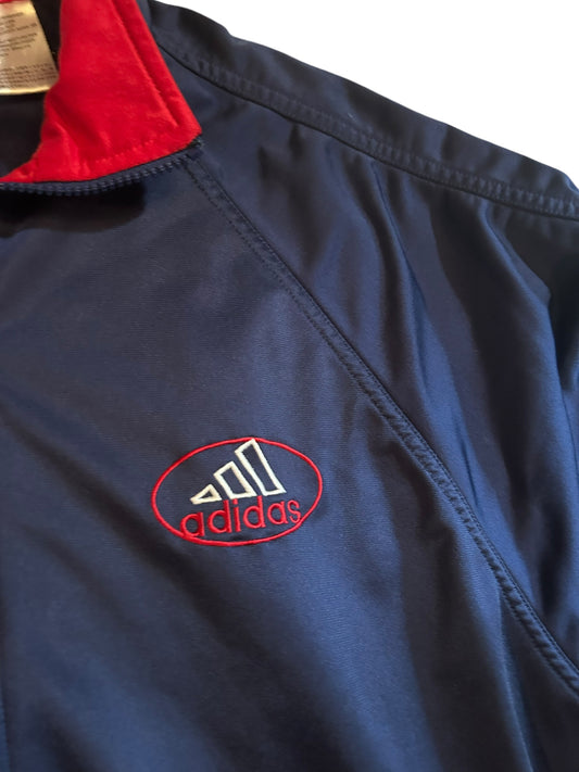 vintage streetwear large adidas jacket