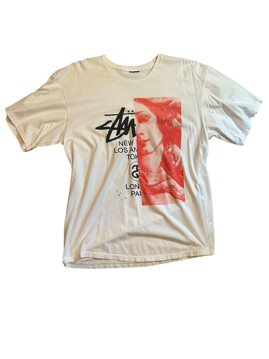 vintage streetwear x-large stussy t-shirt