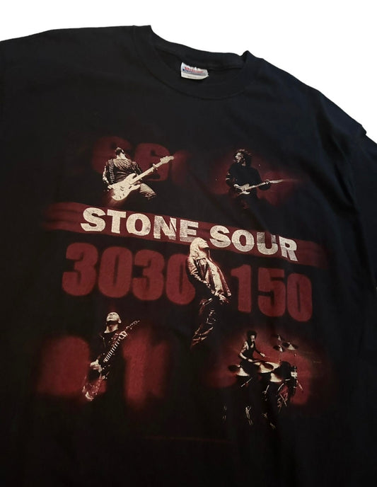 vintage streetwear large stone sour band t-shirt