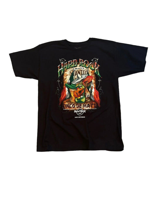 streetwear large hard rock t-shirt