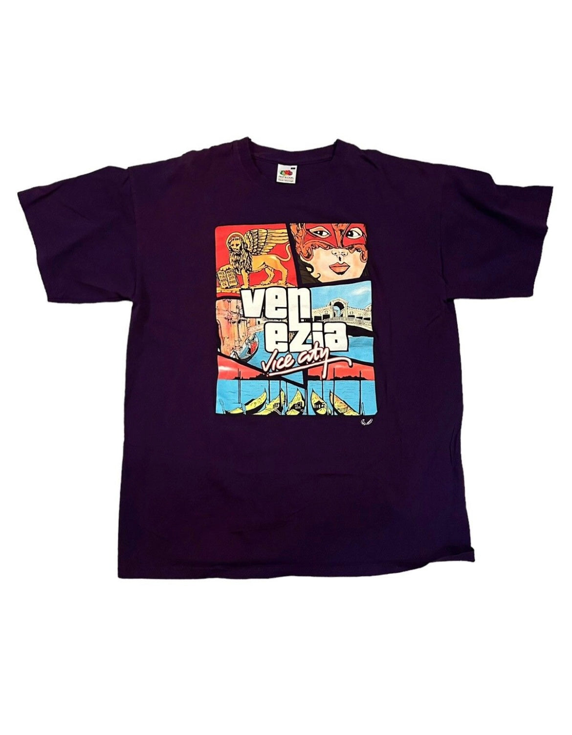 vintage streetwear large vice city t-shirt