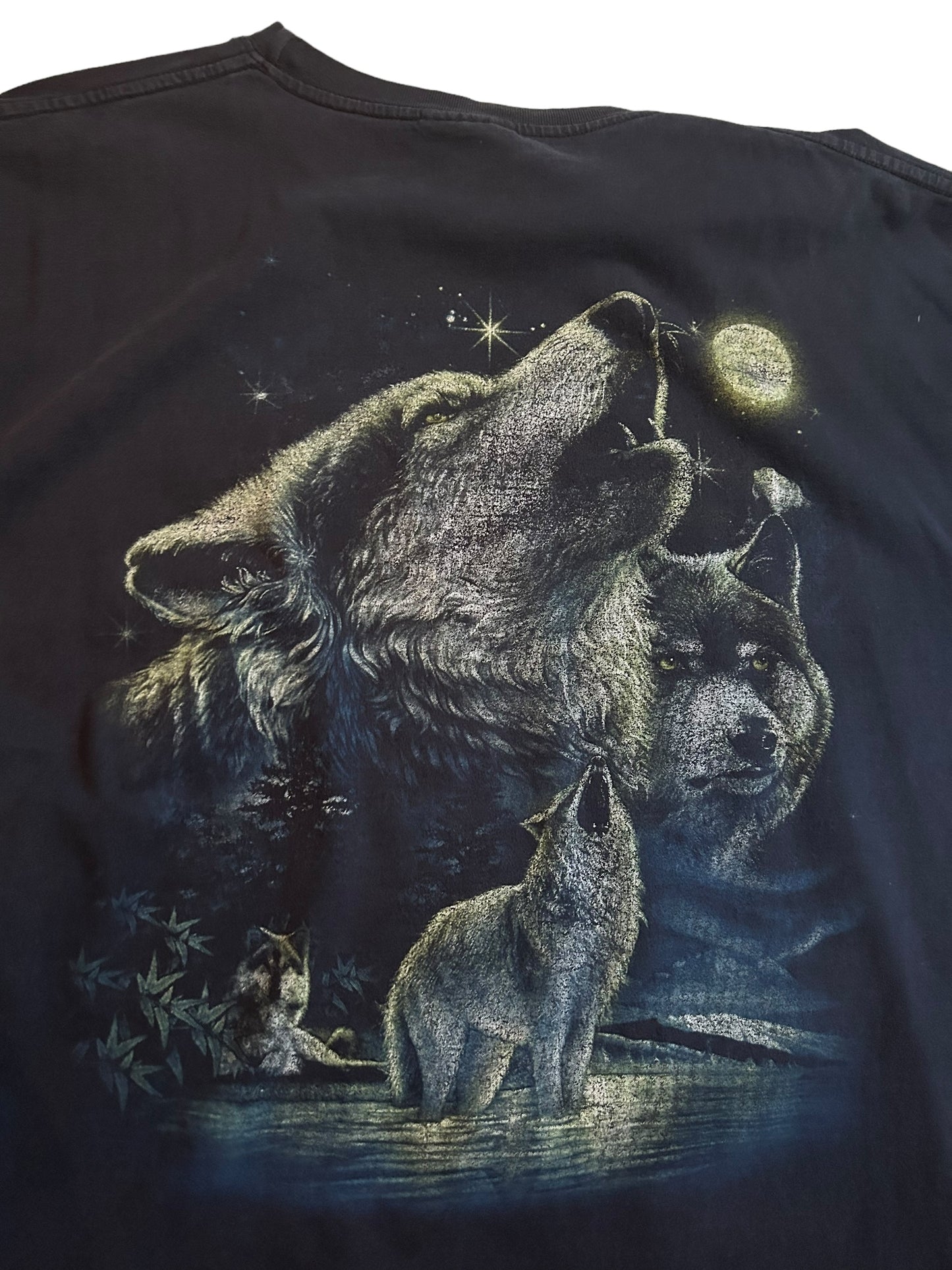 vintage streetwear xx-large wolf t-shirt