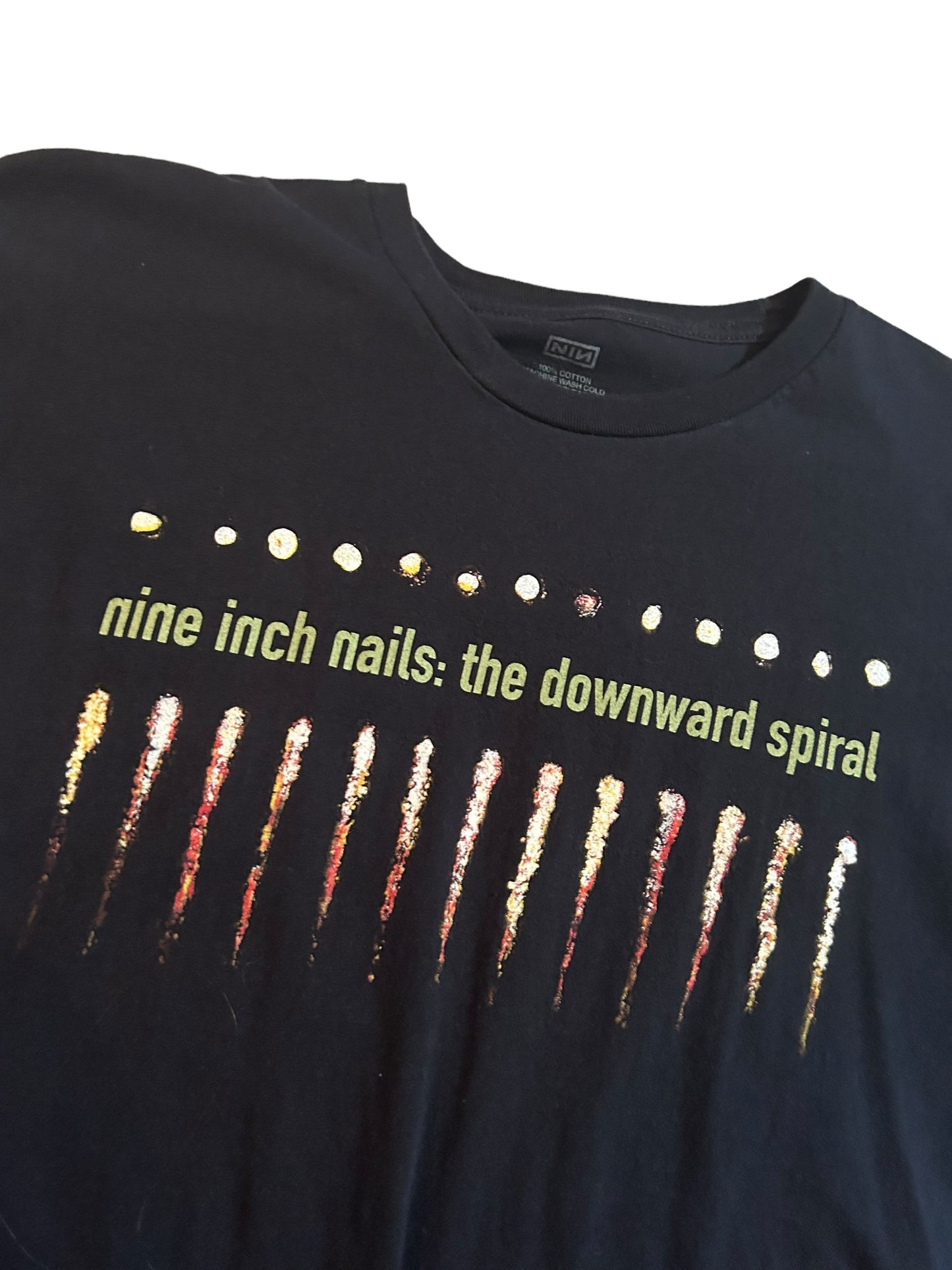 vintage streetwear x-large nine inch nails t-shirt