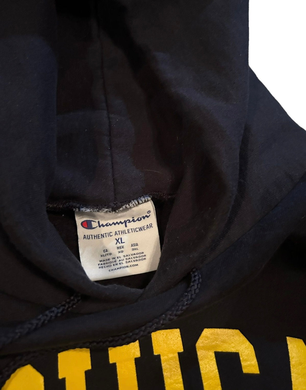 streetwear x-large michigan champion hoodie