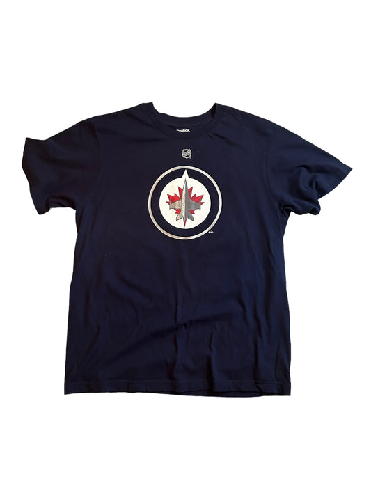 streetwear x-large nhl signed reebok winnipeg jets t-shirt