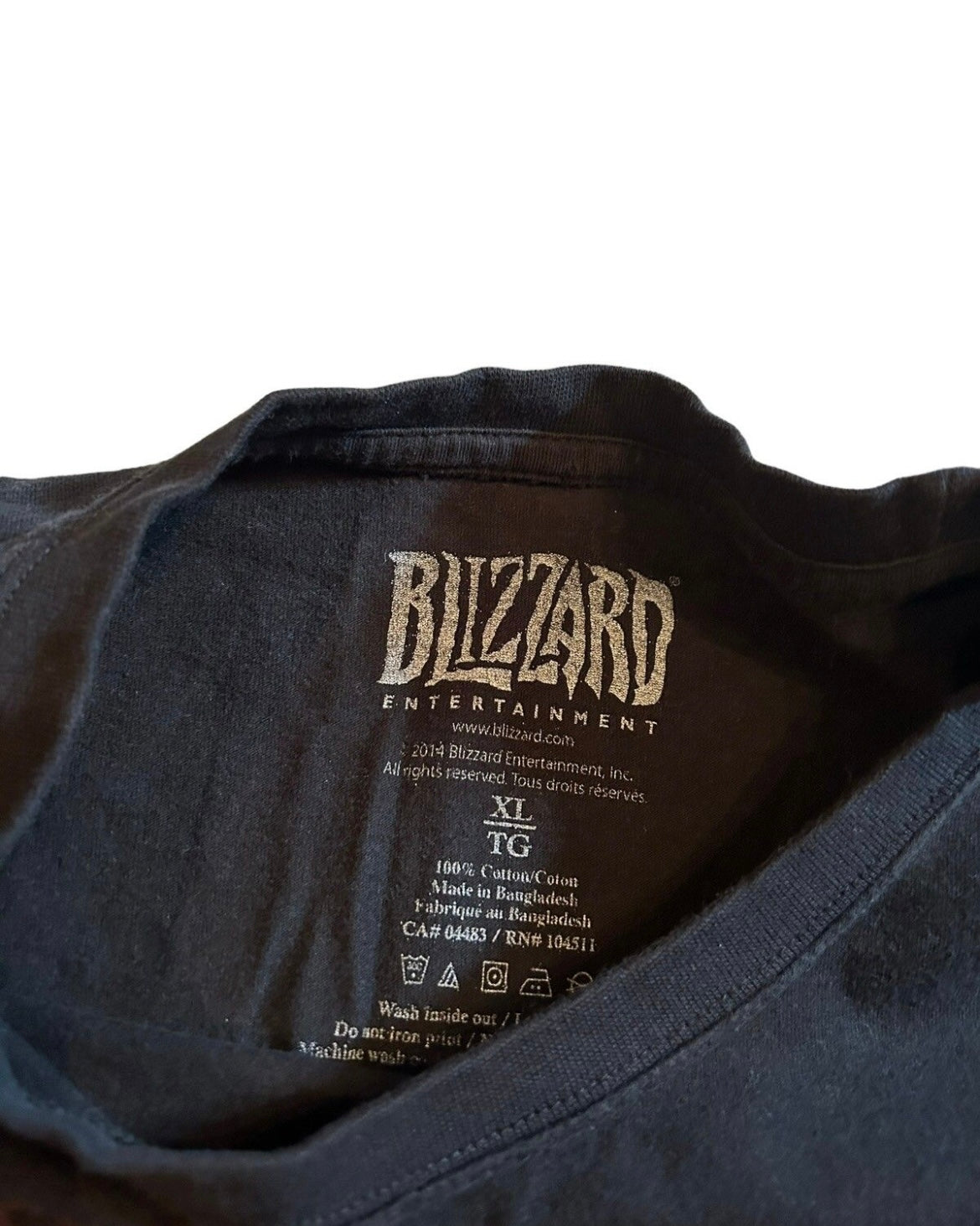 vintage streetwear x-large diablo 3 t-shirt