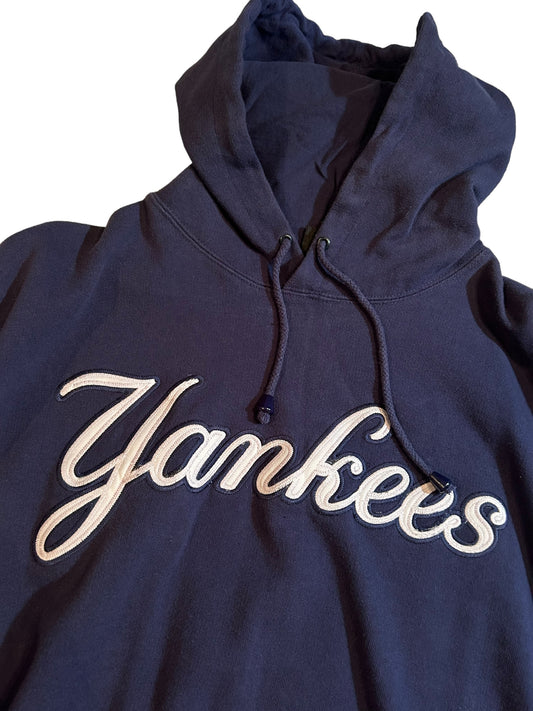 vintage streetwear xx-large new york yankees mlb hoodie