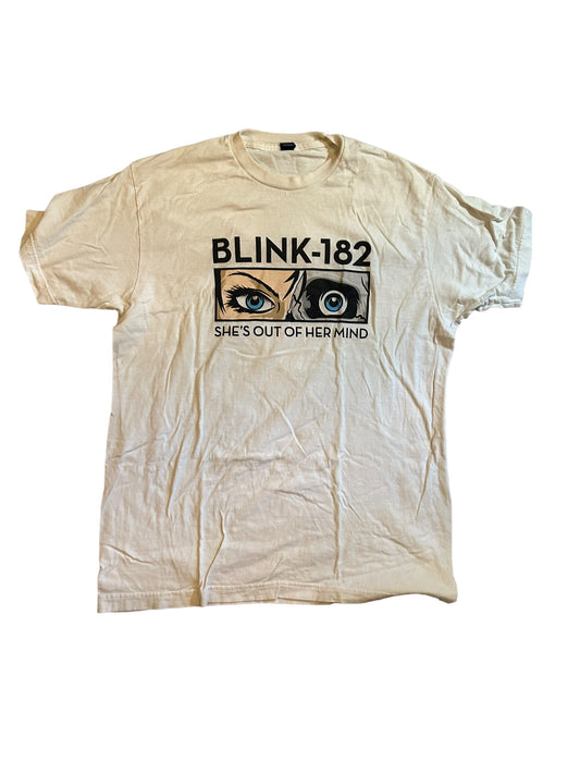 vintage streetwear large blink 182 band t-shirt