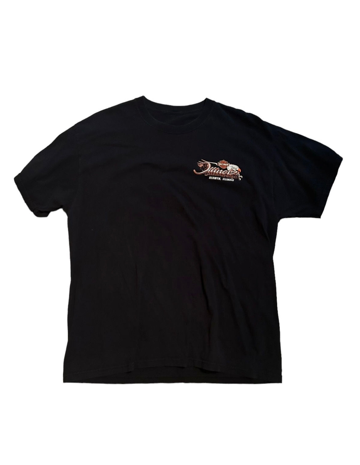 vintage streetwear large harley davidson t-shirt