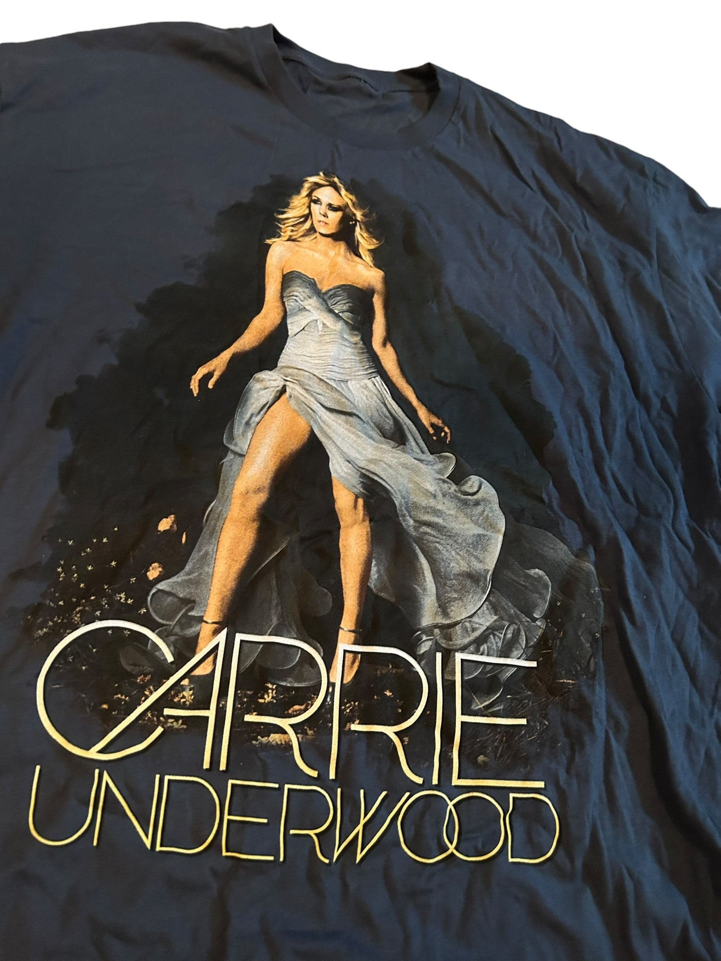 vintage streetwear xx-large carrie underwood band t-shirt