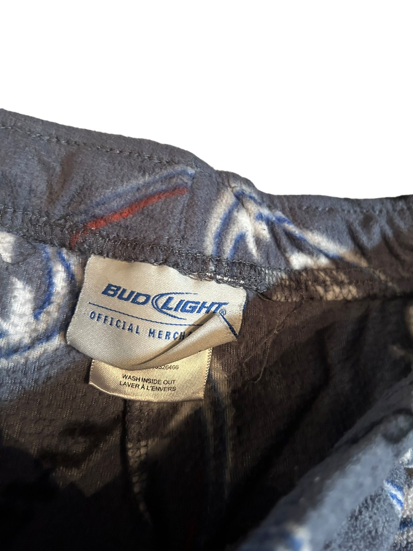 vintage streetwear small bud light pj pants