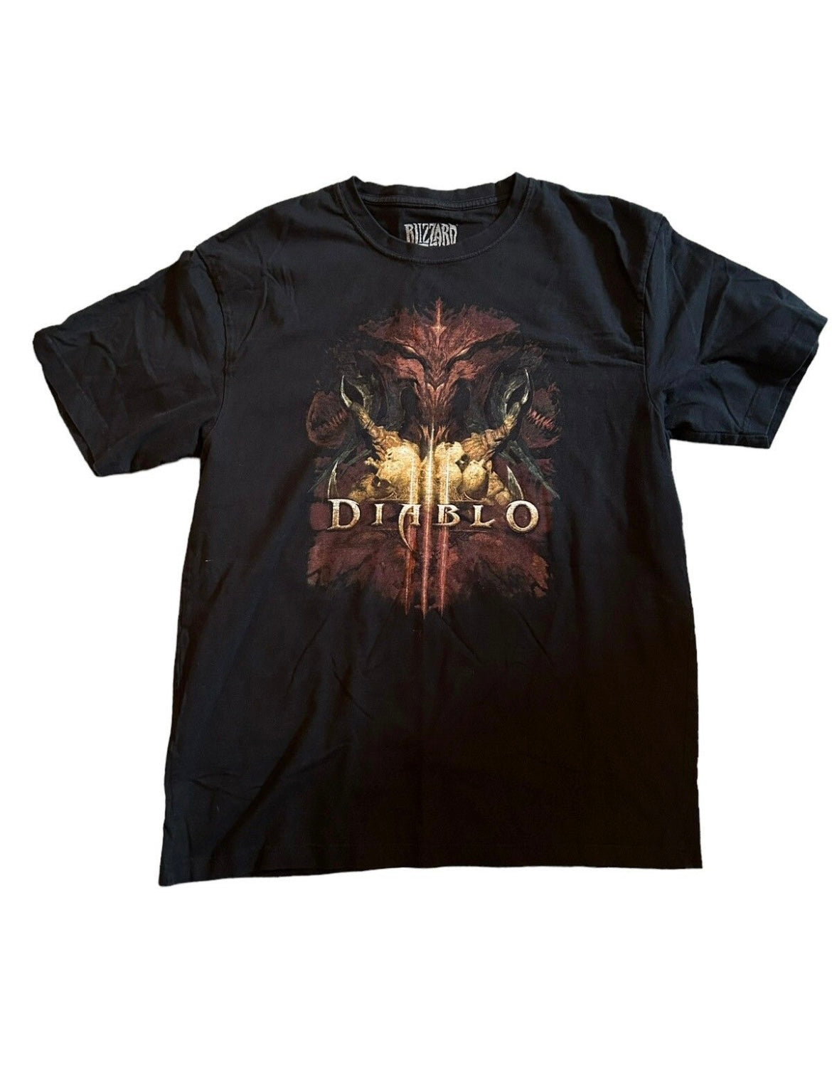 vintage streetwear x-large diablo 3 t-shirt