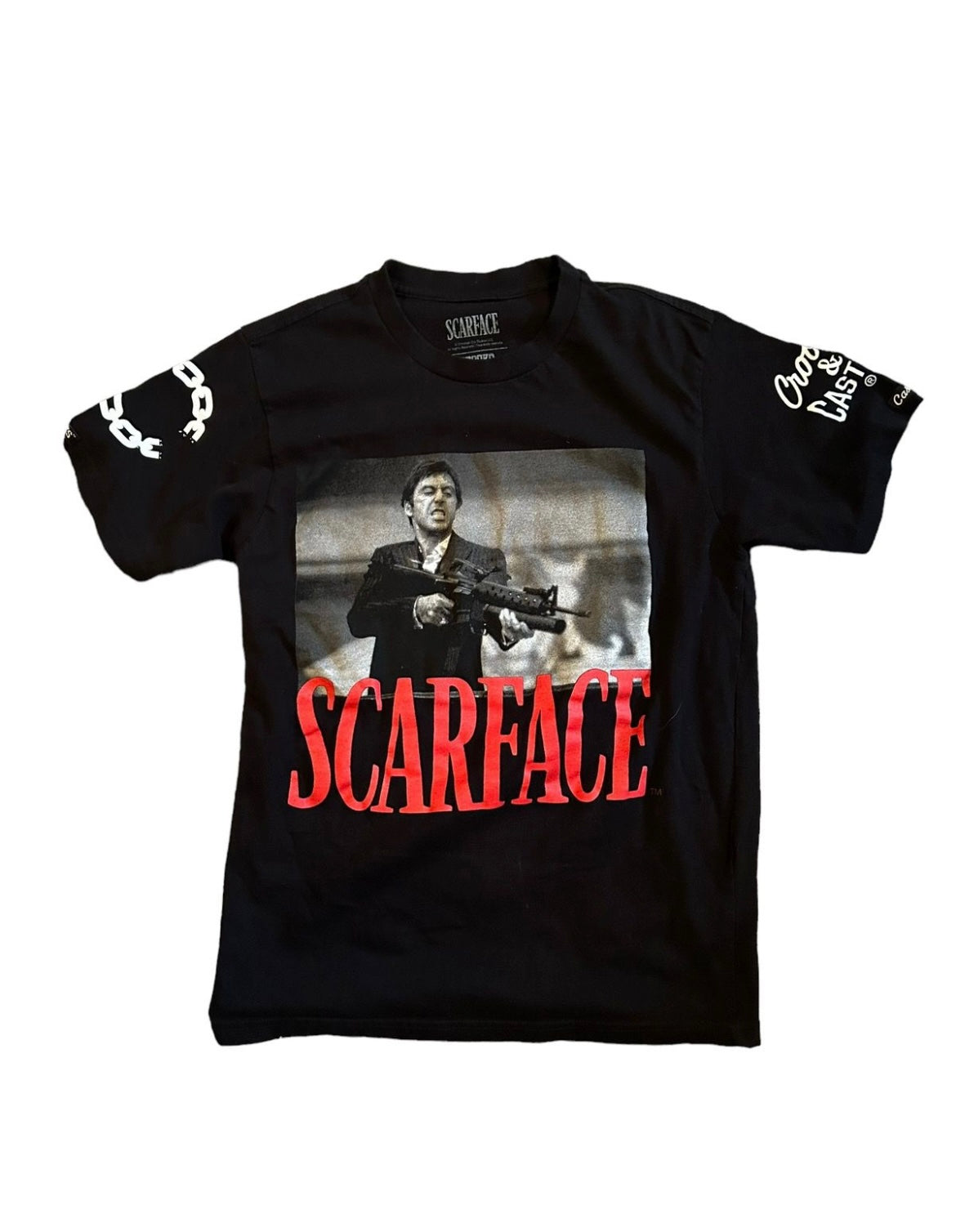 streetwear small crooks & castles x scarface t-shirt