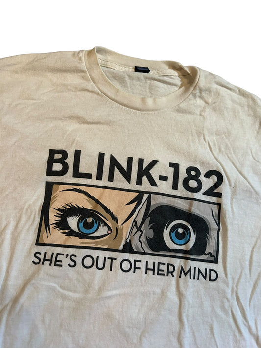 vintage streetwear large blink 182 band t-shirt