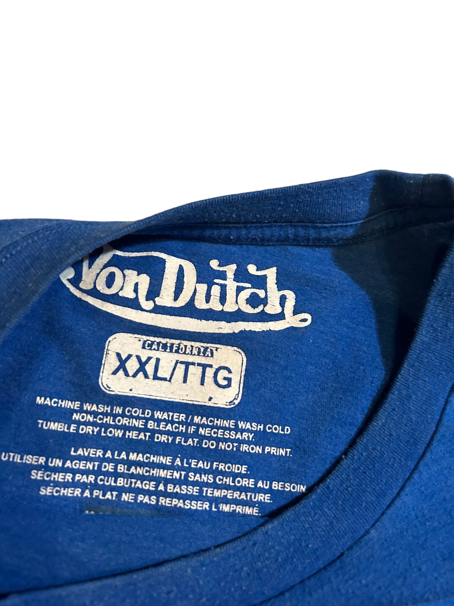 streetwear xx-large von dutch t-shirt