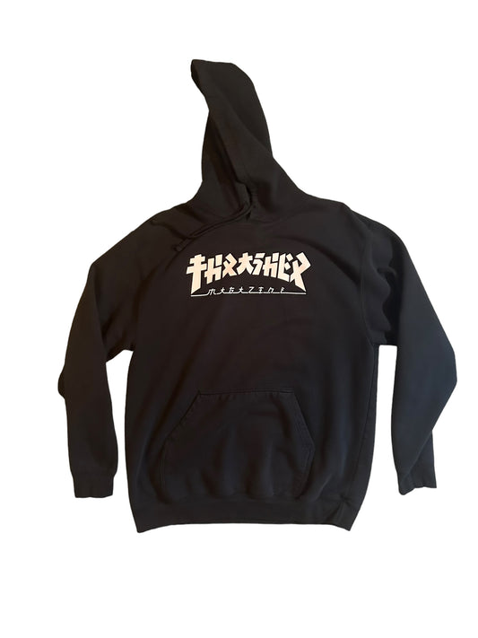 vintage streetwear x-large thrasher hoodie