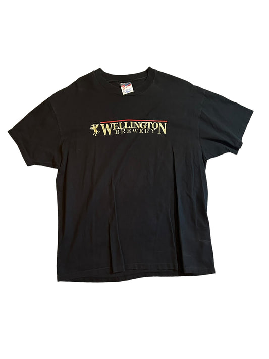 vintage streetwear x-large wellington brewery t-shirt