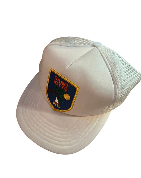 vintage streetwear saint kitts trucker hat