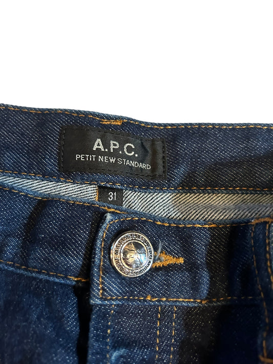 vintage streetwear size 31 apc denim jeans